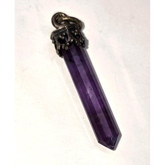 Assorted Jewelry Pendants Set Amethyst Enamel Heart Charms Tortoise Rose li608 - Picture 10 of 10